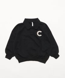 Rylee + Cru（ライリーアンドクルー）の「COLLARED SWEATSHIRT || BLACK（その他ベビー用品）」