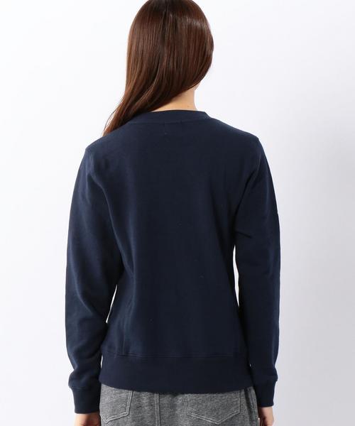 coen(コーエン)の「裏毛クルーネックプルオーバー2◆(スウェット・レディース・グレー/ネイビー/ホワイト・LARGE/MEDIUM)」の4枚目の写真