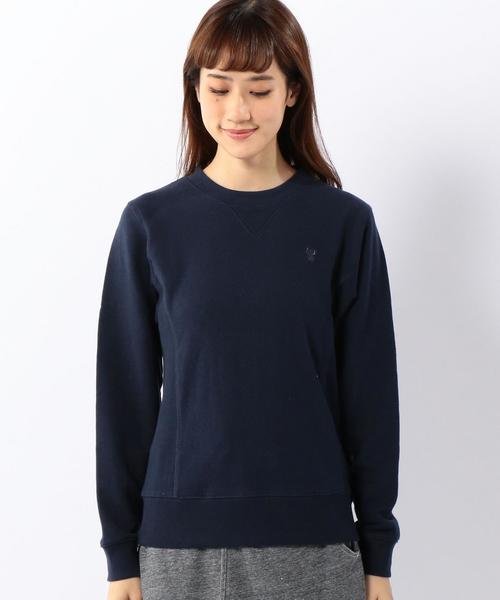 coen(コーエン)の「裏毛クルーネックプルオーバー2◆(スウェット・レディース・グレー/ネイビー/ホワイト・LARGE/MEDIUM)」の5枚目の写真