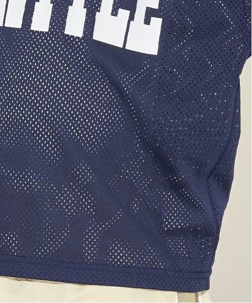 b・ROOM(ビールーム)の「【セットアップ可能】Vネックメッシュトップス【子供服】【キッズ】【男の子】【女の子】(Tシャツ/カットソー・キッズ・ネイビー/グリーン系その他/シルバーグレー/パープル・120cm/130cm/140cm/100cm/110cm/150cm)」の11枚目の写真