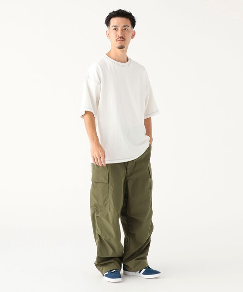 B:MING by BEAMS（ビーミングバイビームス）の「ヘビーウェイト ステッチ クルーネック Tシャツ（Tシャツ/カットソー・メンズ・サックスブルー/オフホワイト/ブラック・X-LARGE/LARGE/MEDIUM/SMALL）」の7枚目の写真