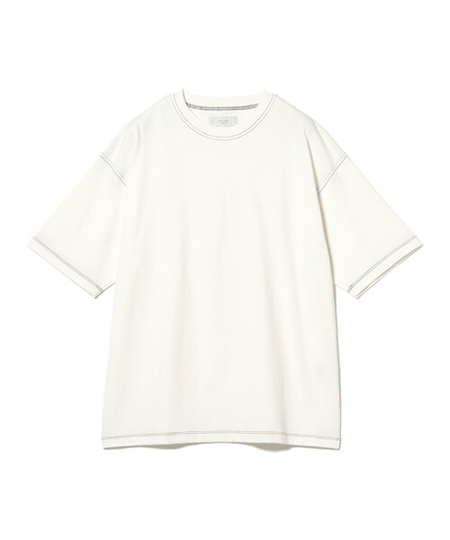 B:MING by BEAMS（ビーミングバイビームス）の「ヘビーウェイト ステッチ クルーネック Tシャツ（Tシャツ/カットソー・メンズ・サックスブルー/オフホワイト/ブラック・X-LARGE/LARGE/MEDIUM/SMALL）」の13枚目の写真