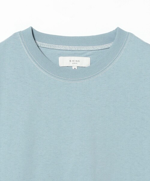 B:MING by BEAMS（ビーミングバイビームス）の「ヘビーウェイト ステッチ クルーネック Tシャツ（Tシャツ/カットソー・メンズ・サックスブルー/オフホワイト/ブラック・X-LARGE/LARGE/MEDIUM/SMALL）」の19枚目の写真