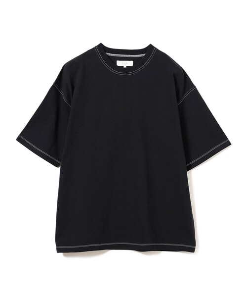 B:MING by BEAMS（ビーミングバイビームス）の「ヘビーウェイト ステッチ クルーネック Tシャツ（Tシャツ/カットソー・メンズ・サックスブルー/オフホワイト/ブラック・X-LARGE/LARGE/MEDIUM/SMALL）」の6枚目の写真