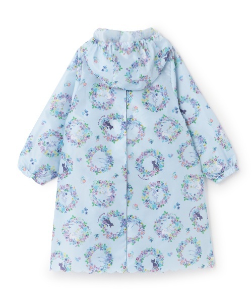 ANNA SUI mini♡レインコート♡L セール】フラワーリース柄レインコート（レインコート/ポンチョ