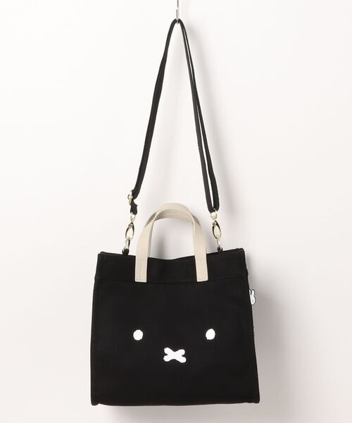 ミッフィー miffy フェイス 2Way トートバッグ ショルダー