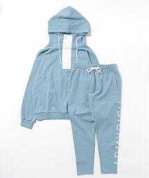 PARKS TOKYO SELECT（パークストウキョウセレクト）の「【ARMYRICH】ハーフジッププルパーカーセットアップ（セットアップ）」