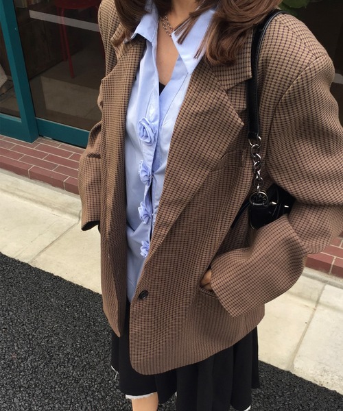 Judin(ジュディン)の「Rose motif button shirt【JD】(シャツ/ブラウス・レディース・ブルー・FREE)」の8枚目の写真