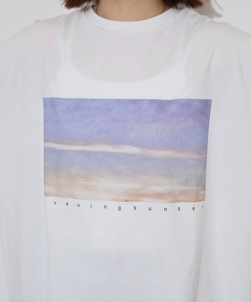 FUNALIVE（ファンアライブ）の「転写プリント5分袖Tシャツ（Tシャツ/カットソー・レディース・ブラック/オフホワイト・M）」の15枚目の写真