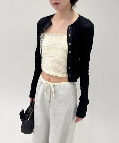 【25SS 完売 】EDIT. FOR LULUフロントサテンカーディガン 25SS 完売 】EDIT. FOR LULUフロントサテンカーディガン - メルカリ