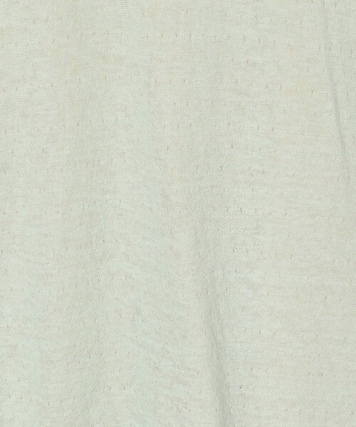 6(ロク)の「<6(ROKU)>ポリエステルコットン ガーゼ ロングスリーブ(Tシャツ/カットソー・レディース・ブラック/ライム・FREE)」の5枚目の写真