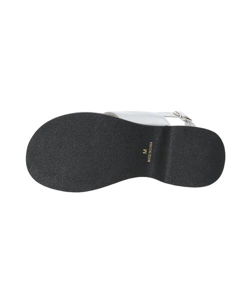 Te chichi TERRASSE（テチチテラス）の「厚底ヒールストラップサンダル《2025summer catalog item》（サンダル・レディース・シルバー/ブラウン/ブラック・M/L）」の4枚目の写真