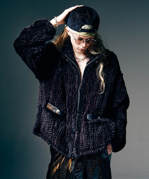 Rabbit Fur Jacket / ラビットファージャケット（ブルゾン）｜glamb