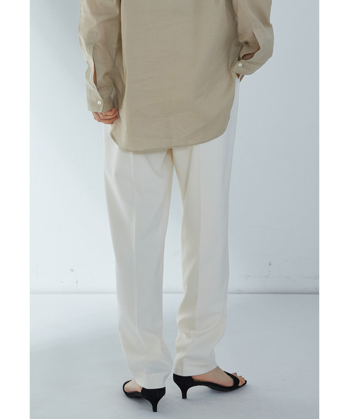 1er Arrondissement（プルミエアロンディスモン）の「【富岡佳子×1er Arrondissement】ワンタックイージースラックス（その他パンツ・レディース・モカ/オフホワイト/ブラック系その他3・36/38）」の13枚目の写真