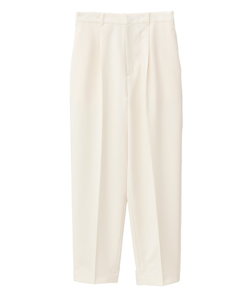 1er Arrondissement（プルミエアロンディスモン）の「【富岡佳子×1er Arrondissement】ワンタックイージースラックス（その他パンツ・レディース・モカ/オフホワイト/ブラック系その他3・36/38）」の18枚目の写真