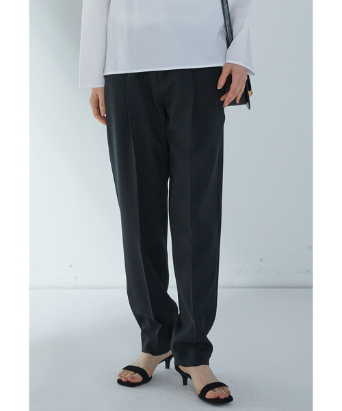 1er Arrondissement（プルミエアロンディスモン）の「【富岡佳子×1er Arrondissement】ワンタックイージースラックス（その他パンツ・レディース・モカ/オフホワイト/ブラック系その他3・36/38）」の20枚目の写真