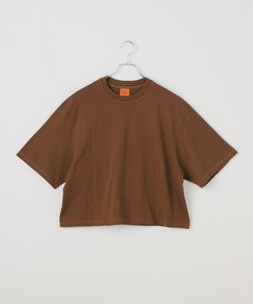 tシャツ 別注「YONETOMI/ヨネトミ」G.D BORDER BIGTシャツ レディース Yonetomi NEW BASIC tシャツ 別注「YONETOMI/ヨネトミ」G.D