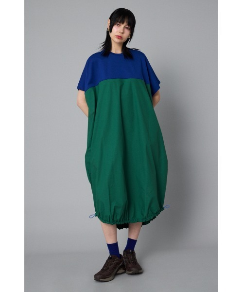 HeRIN.CYE（ヘリンドットサイ）の「Docking big one piece　　ドッキングビッグワンピース（ワンピース・レディース・グリーン/ネイビー/ブラック・36/38）」の3枚目の写真