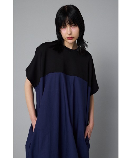 HeRIN.CYE（ヘリンドットサイ）の「Docking big one piece　　ドッキングビッグワンピース（ワンピース・レディース・グリーン/ネイビー/ブラック・36/38）」の10枚目の写真