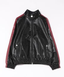 FUBU（ フブ）の「【FUBU】Faux Leather Track Jacket/フブ/フェイクレザー/トラックジャケット（その他アウター）」