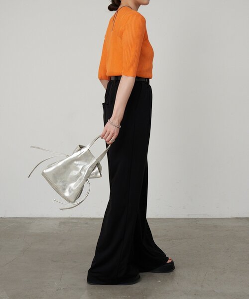 SHENERY（シーナリー）の「《3サイズ展開》ハイウエストタックワイドパンツ（その他パンツ・レディース・ブラック/グレー/ライトグレー・38/34/36）」の16枚目の写真