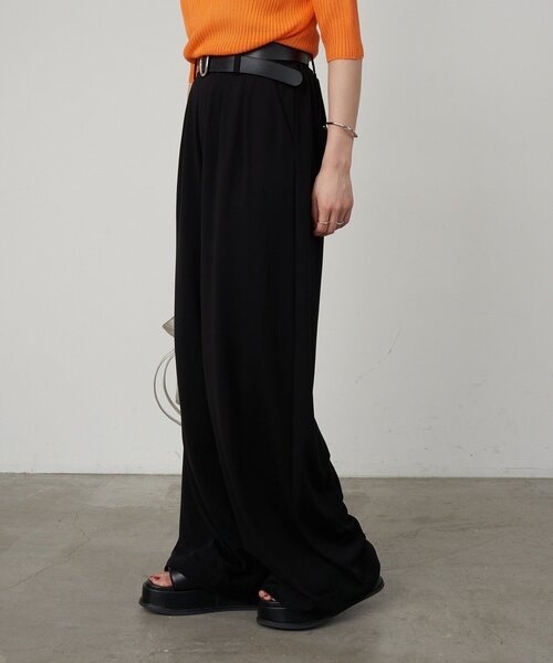 SHENERY（シーナリー）の「《3サイズ展開》ハイウエストタックワイドパンツ（その他パンツ・レディース・ブラック/グレー/ライトグレー・38/34/36）」の13枚目の写真