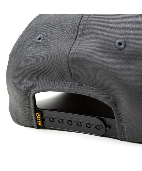 CALEE（キャリー）の「P/T CAL NT LOGO CAP（キャップ・メンズ・チャコールグレー/ブラック・FREE）」の6枚目の写真