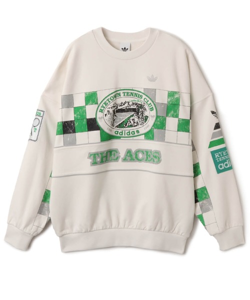 90s archive adidas スウェット　ドローコード付き　アーカイブ adidas ARCHIVE COURT SWEATSHIRT / アディダス アーカイブ