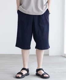 NAVY 楊柳 ステテコ ハーフパンツ ワンマイルウェア