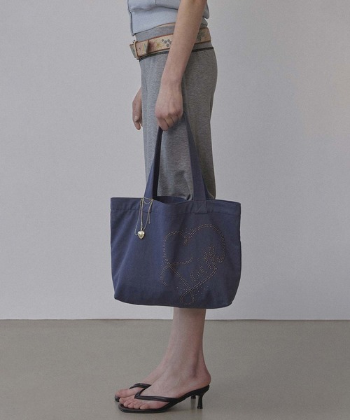 Faith Rhinestone Eco Bag（トートバッグ）｜SCULPTOR（スカルプ