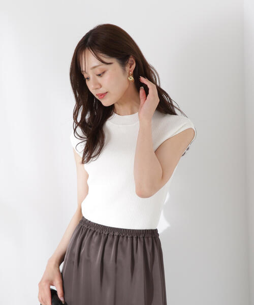 PROPORTION BODY DRESSING（プロポーションボディドレッシング）の「ボトルネックリブニット / 1215270604（ニット/セーター・レディース・ブラウン/ホワイト系その他/ブラック・FREE）」の22枚目の写真