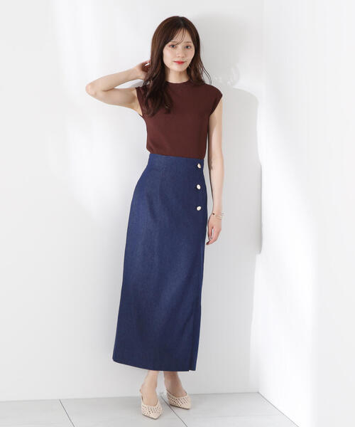 PROPORTION BODY DRESSING（プロポーションボディドレッシング）の「ボトルネックリブニット / 1215270604（ニット/セーター・レディース・ブラウン/ホワイト系その他/ブラック・FREE）」の13枚目の写真