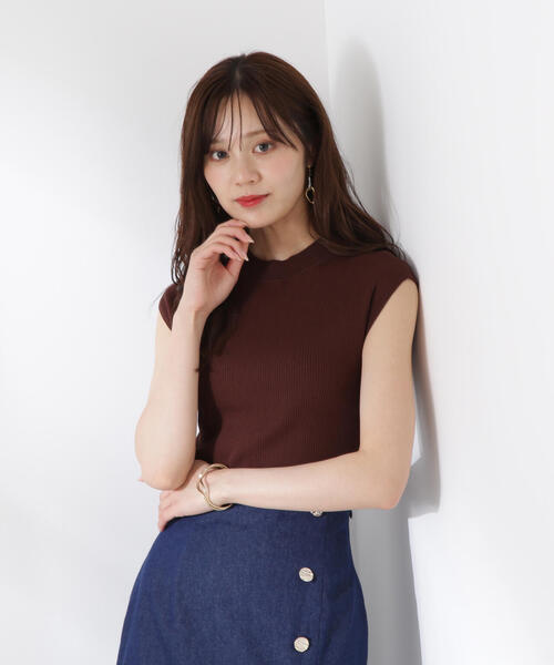 PROPORTION BODY DRESSING（プロポーションボディドレッシング）の「ボトルネックリブニット / 1215270604（ニット/セーター・レディース・ブラウン/ホワイト系その他/ブラック・FREE）」の11枚目の写真