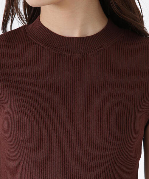 PROPORTION BODY DRESSING（プロポーションボディドレッシング）の「ボトルネックリブニット / 1215270604（ニット/セーター・レディース・ブラウン/ホワイト系その他/ブラック・FREE）」の5枚目の写真