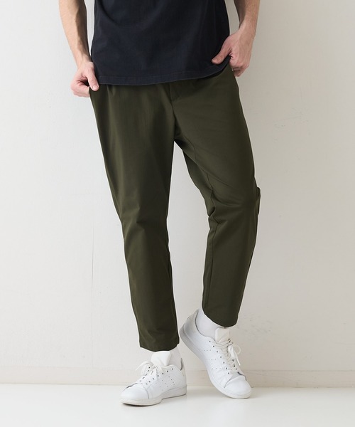 Blue Standard (ブルースタンダード)の「【Blue Standard:ブルースタンダード】エアースルーテック 快適メッシュ素材イージーパンツ 通気性 吸水速乾 全方向ストレッチ クールビズ オフィスカジュアル(その他パンツ・メンズ・カーキ/ブラック/ネイビー・MEDIUM/LARGE/X-LARGE)」の2枚目の写真