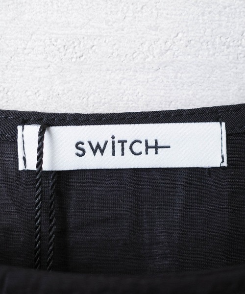 SWITCH BY ARCH(スイッチバイアーチ)の「【ARC】【SWITCH by ARCH】レーヨン麻混 バックギャザー ワイド ブラウス(シャツ/ブラウス・レディース・キナリ/ブラック/イエロー・FREE)」の9枚目の写真