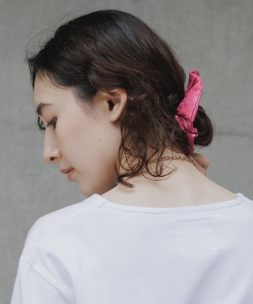 double quotes / イール スクランチ シュシュ（シュシュ）｜double