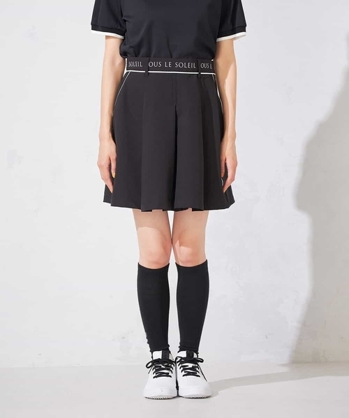 a.v.v（アーヴェヴェ）の「レディースゴルフウエア/ハイウエストボックスプリーツキュロット（その他パンツ・レディース・ブラック/グレー系その他・38/40/36）」の14枚目の写真