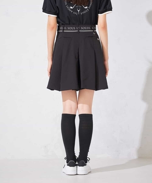 a.v.v（アーヴェヴェ）の「レディースゴルフウエア/ハイウエストボックスプリーツキュロット（その他パンツ・レディース・ブラック/グレー系その他・38/40/36）」の16枚目の写真