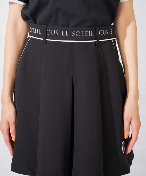 a.v.v（アーヴェヴェ）の「レディースゴルフウエア/ハイウエストボックスプリーツキュロット（その他パンツ・レディース・ブラック/グレー系その他・38/40/36）」の17枚目の写真