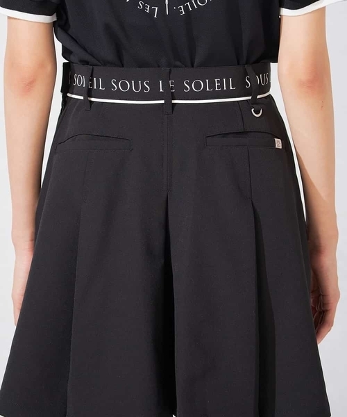 a.v.v（アーヴェヴェ）の「レディースゴルフウエア/ハイウエストボックスプリーツキュロット（その他パンツ・レディース・ブラック/グレー系その他・38/40/36）」の18枚目の写真