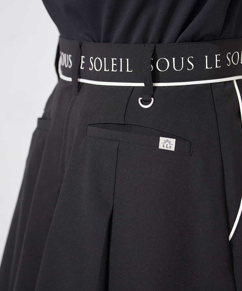 a.v.v（アーヴェヴェ）の「レディースゴルフウエア/ハイウエストボックスプリーツキュロット（その他パンツ・レディース・ブラック/グレー系その他・38/40/36）」の20枚目の写真