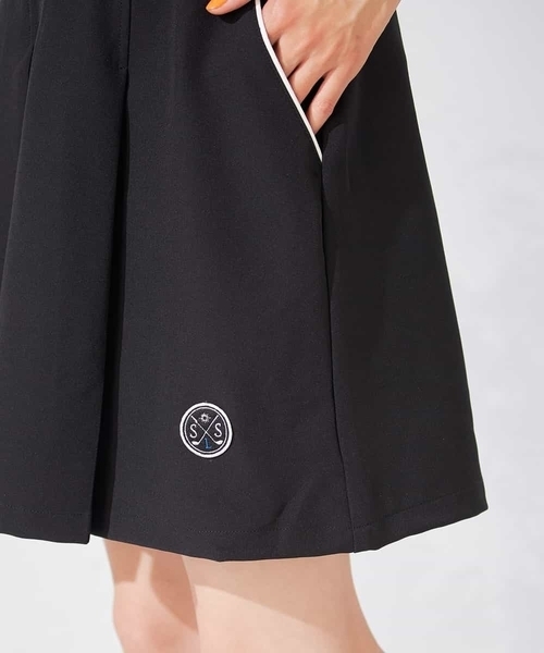 a.v.v（アーヴェヴェ）の「レディースゴルフウエア/ハイウエストボックスプリーツキュロット（その他パンツ・レディース・ブラック/グレー系その他・38/40/36）」の21枚目の写真