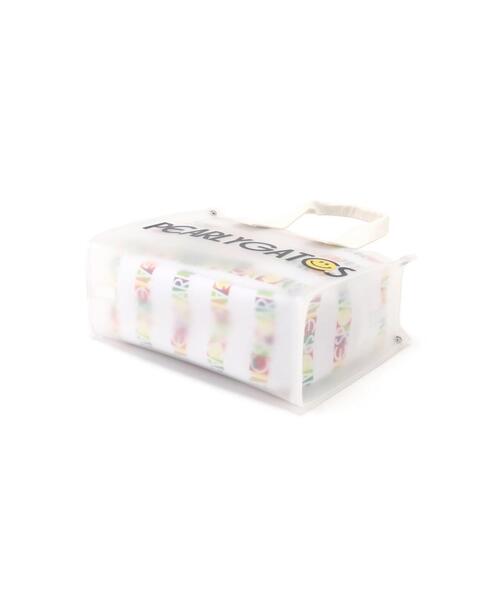 PEARLY GATES(パーリーゲイツ)の「【PEARLY GATES】Bio PG SMILEシールボーダー柄TPUカートバッグ (UNISEX)(ゴルフグッズ・レディース・ホワイト系その他・FREE)」の6枚目の写真