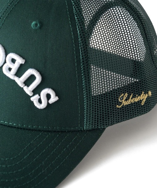 Subciety（サブサエティ）の「Inverted trucker cap（キャップ・メンズ・グリーン/ネイビー/ブラック・FREE）」の4枚目の写真