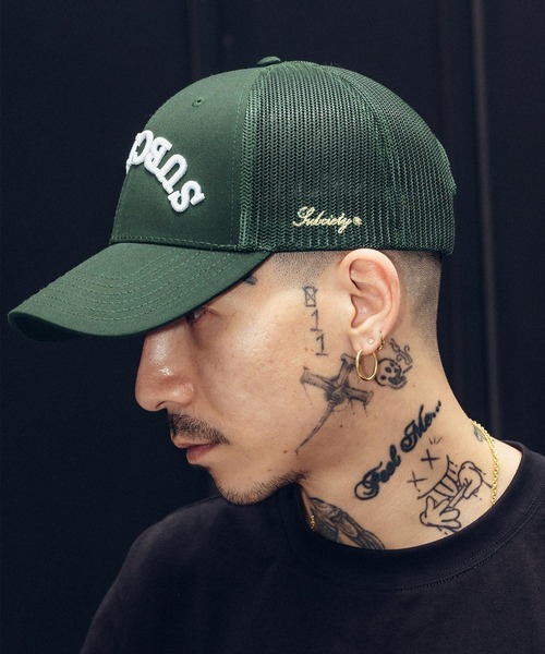 Subciety（サブサエティ）の「Inverted trucker cap（キャップ・メンズ・グリーン/ネイビー/ブラック・FREE）」の6枚目の写真