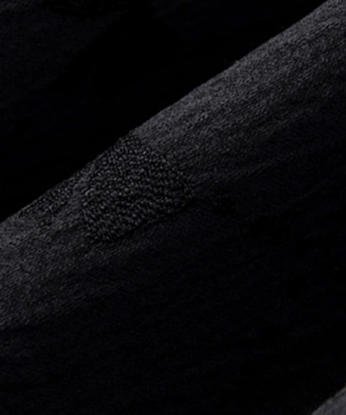 LA POMME petit(ラポミ・プチ)の「Lace Deco Ribbon Emboss Dress(ワンピース・レディース・ブラック・SMALL/MEDIUM)」の6枚目の写真