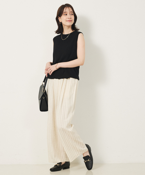 abahouse mavie（アバハウスマヴィ）の「ウォッシャブルラメノースリプルオーバー（ニット/セーター・レディース・アイボリー/ブラック/ブルー・フリー）」の20枚目の写真