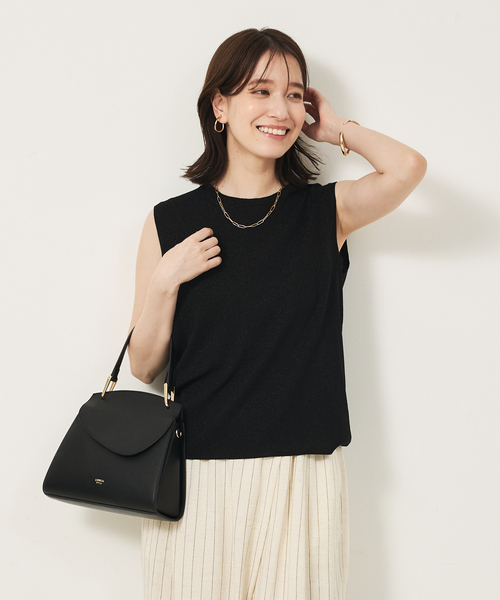 abahouse mavie（アバハウスマヴィ）の「ウォッシャブルラメノースリプルオーバー（ニット/セーター・レディース・アイボリー/ブラック/ブルー・フリー）」の22枚目の写真