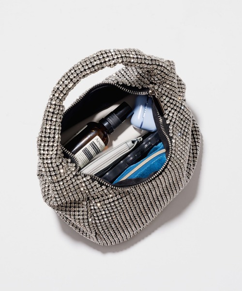 NICAL（ニカル）の「【NICAL】ラインストーンワンハンドルバッグ/554381（ショルダーバッグ・レディース・シルバー・FREE）」の2枚目の写真